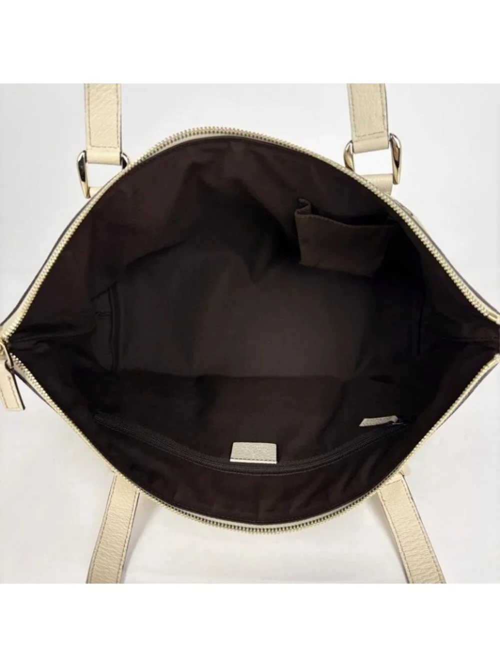 Gucci GG Pattern Tote Canvas Beige Ivory - Picture 8 of 9